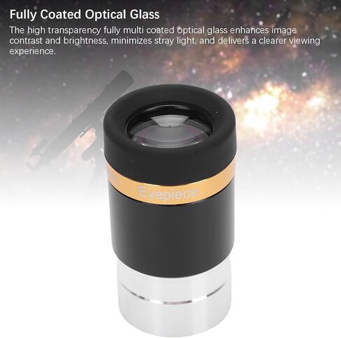 Telescope Eyepiece, 1.25 Inch 23mm Telescopes Lens 62° Aspheric Ultra Wide Angle Eyepiece, Fully Coated Astronomical Accessory in Saudi Arabia