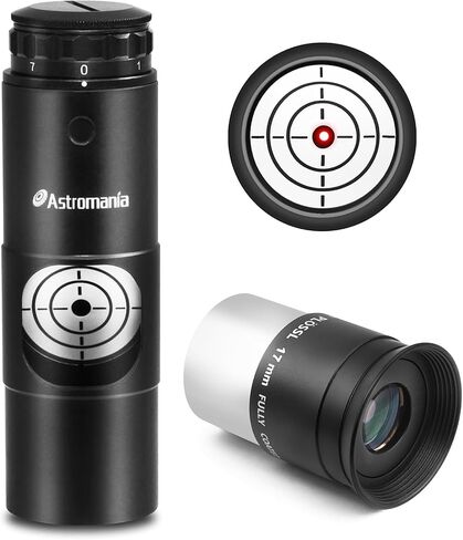 Astromania 17mm 1.25 Inch Plossl Telescope Eyepiece - Bundle with - Alignment 1.25" Laser Collimator in Saudi Arabia