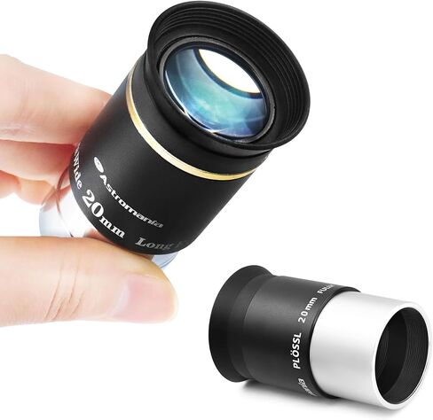 Astromania 1.25" 20mm Plossl Telescope Eyepiece - Bundle with - 66 Degree 20mm Eyepiece in Saudi Arabia