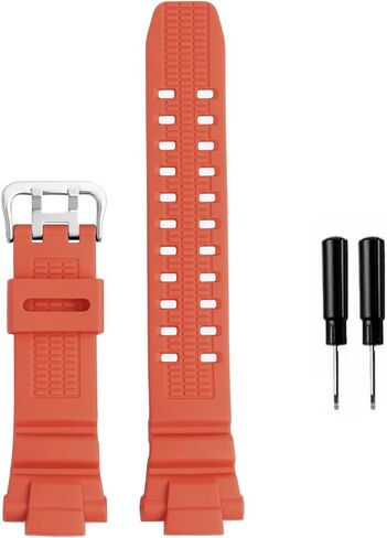 متوافقة مع أحزمة الساعات الرياضية للرجال من Casio G-SHOCK Aviation Series 5121، وGW-3500B، وGW-3000B، وGW-2000، وG-1200B، وG-1250B in Kuwait