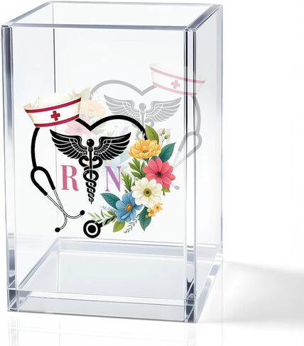 A Well-read Woman Is A Dangerous Creature Acrylic Pencil Holder Cup, Funny Floral Books Desk Organizer for Book Lover Bookish Bookworms Readers, Women Empowerment Gifts for Mom Sister BFF in Saudi Arabia