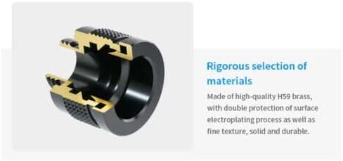 باروش G1/4 بوصة تركيب موسع ذكر إلى أنثى، دوار 90 درجة، FBWT90، 4 عبوات، أسود in Kuwait