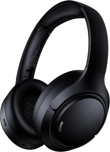 سماعات رأس لاسلكية هجينة بخاصية إلغاء الضوضاء النشطة، وقت تشغيل 120 ساعة، 6 ميكروفون شفاف ENC، سماعات رأس بلوتوث فوق الأذن مع صوت عالي الدقة مريح، سماعة أذن ANC قابلة للطي لألعاب السفر والمكتب المنزلي in Kuwait