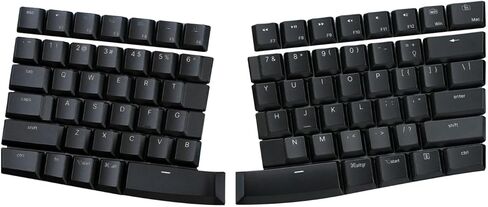 Perixx PERIBOARD-835 Replacement Keytop Set - Both Right and Left Split Keys Included - Compatible with Clicky BL, Tactile BR, and Linear RD Models - The Number Pad Keys are not Included in Saudi Arabia