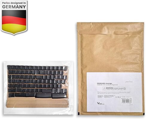 Perixx PERIBOARD-835 Replacement Keytop Set - Both Right and Left Split Keys Included - Compatible with Clicky BL, Tactile BR, and Linear RD Models - The Number Pad Keys are not Included in Saudi Arabia
