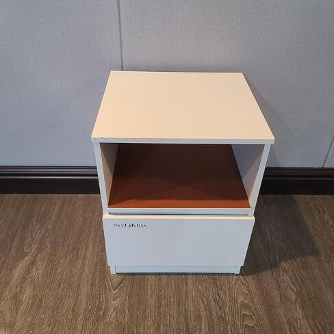 SxyLjKbxs Bedside tables – Open Storage + Drawer Organization: Keep Your Desktop Tidy in Saudi Arabia