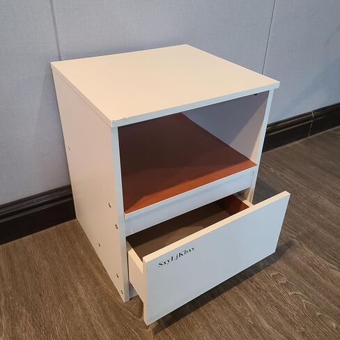SxyLjKbxs Bedside tables – Open Storage + Drawer Organization: Keep Your Desktop Tidy in Saudi Arabia