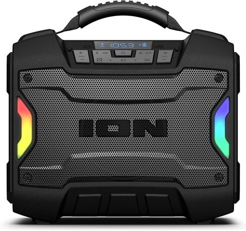 مكبر صوت بلوتوث Ion Audio Tailgater TD Rugged، أسود (متجدد) in Kuwait
