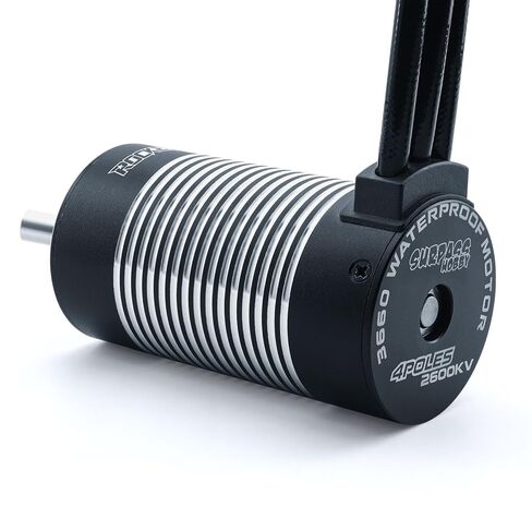 تجاوز هواية 3665 1550kv فرش السيارات 4 القطب عزم دوران عالية Ip67 محرك مقاوم للماء ل 1/10 على الطرق الوعرة بطاقة قصيرة أقدام كبيرة RC اكسسوارات السيارات in Saudi Arabia