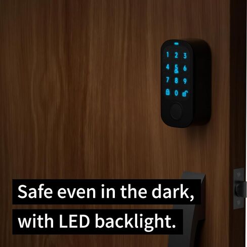 Sesame Touch Pro، قفل ذكي، بصمة الإصبع، بطاقة NFC، سلك المرور، قفل باب دخول بدون مفتاح بلوتوث للباب الأمامي، المنزل، Airbnb، تأجير العطلات in Kuwait