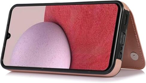 Asuwish Phone Case for Samsung Galaxy A36 5G with Tempered Glass Screen Protector and Card Holder Wallet Cover Stand Flip Leather Cell Accessories A 36 36A LTE SM-A366U Women Men Rose Gold in Saudi Arabia