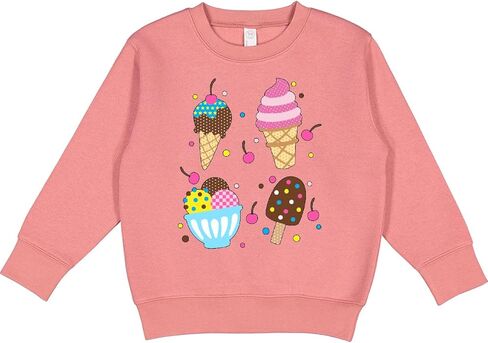 inktastic Ice Cream with Patterns Toddler Sweatshirt in Saudi Arabia
