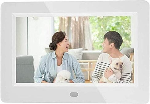 إطار صور رقمي، شاشة LCD، مستشعر حركة، تدوير تلقائي، تقويم الساعة، مشغل فيديو in Saudi Arabia