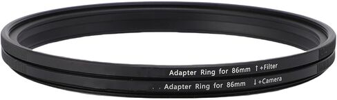 EBTOOLS 86mm Filter Adapter Ring, Magnetic Lens Filter Adapter, Lens Conversion Ring, Aluminum Alloy, with CNC Integrated Process, Oxidation and Drop Resisting, Lightweight Design in Saudi Arabia