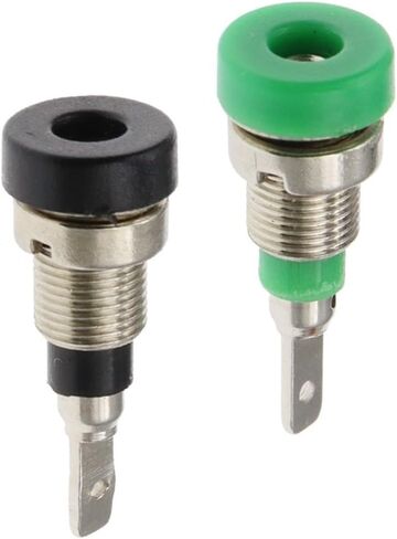 2MM Banana Socket 20A Small Lantern 6mm Plug Panel Jack Adaptor Connector Pure Copper High Voltage Power Supply Terminal(Red,1PCS) in Saudi Arabia