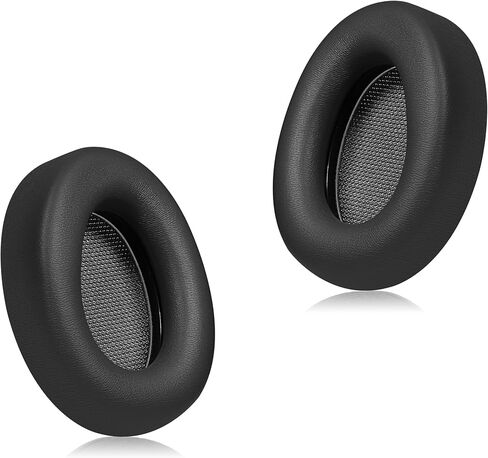 وسائد أذن بديلة لسماعات Beyerdynamic Lagoon ANC - وسائد إسفنجية ناعمة مع جلد بروتين ممتاز لإسفنج الذاكرة للراحة - أسود in Kuwait