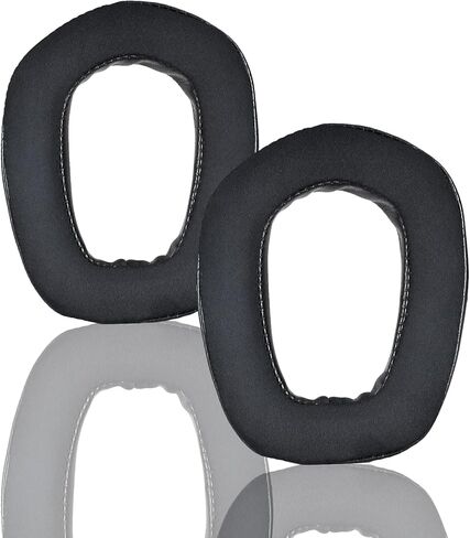 Replacement Ear Pads, Compatible with Logitech G435 G335 Headphones. Made of Soft and Breathable Football mesh Braid and Memory sea, Headphone Replacement Ear pad Accessories 1 Pair (Black) in Saudi Arabia