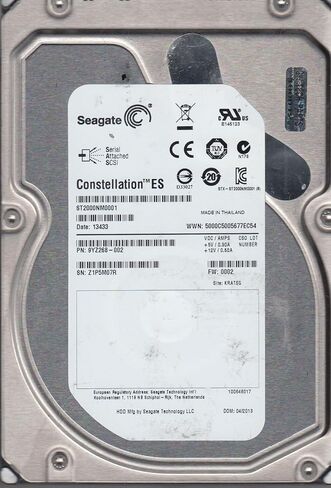ST2000NM0001، Z1P، KRATSG، PN 9YZ268-002، FW 0002، محرك الأقراص الصلبة Seagate 2TB SAS 3.5 (مجدد معتمد) in Kuwait
