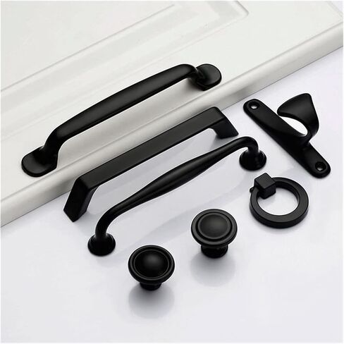 Cabinet Drawer Handle Black Furniture Handles Cabinet Handles Kitchen Handles Drawer Handles(9013-128) in Saudi Arabia
