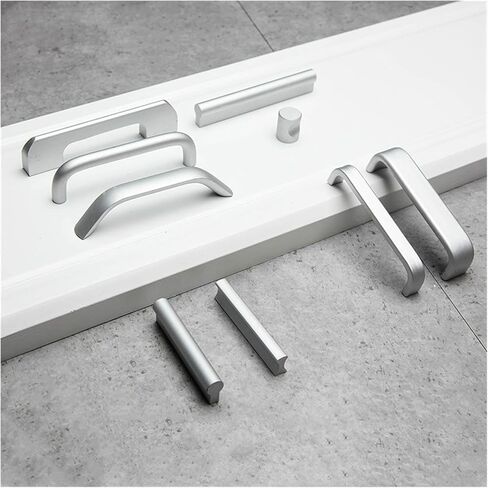 Cabinet Drawer Handle Matte Cabinet Handle Aluminum Alloy Door Handle Bracket Box Handle Kitchen Cabinet Handle Drawer Handle(2-128mm) in Saudi Arabia