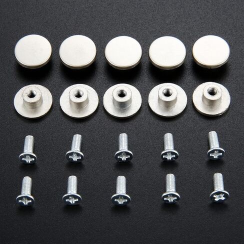 Cabinet Drawer Handle 10 Pcs 12x5mm Button Handles Silver Gift Case Scrapbook Pulls Round Knob Retro Pull Ring for Wardrobe Dresser Drawer Cabinet in Saudi Arabia