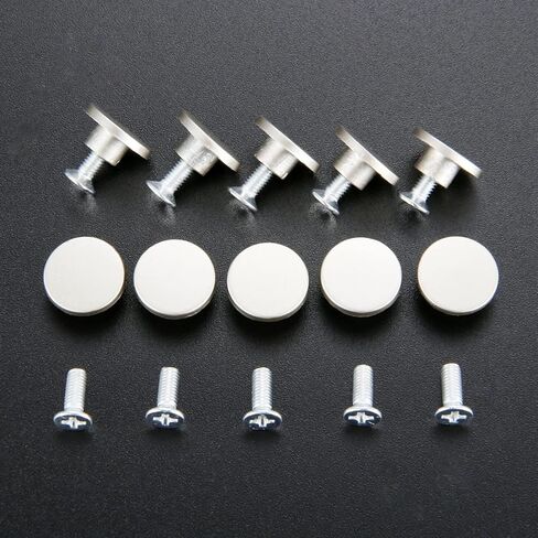 Cabinet Drawer Handle 10 Pcs 12x5mm Button Handles Silver Gift Case Scrapbook Pulls Round Knob Retro Pull Ring for Wardrobe Dresser Drawer Cabinet in Saudi Arabia
