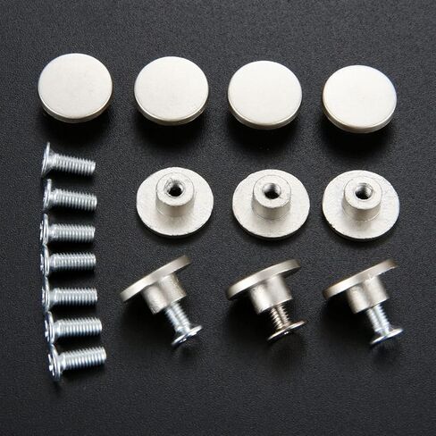 Cabinet Drawer Handle 10 Pcs 12x5mm Button Handles Silver Gift Case Scrapbook Pulls Round Knob Retro Pull Ring for Wardrobe Dresser Drawer Cabinet in Saudi Arabia