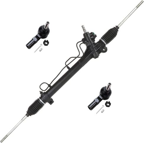Detroit Axle - 4.0L Rack and Pinion Power Steering Pump for 2005-2019 Nissan Frontier 2005-2015 Xterra 2005-2012 Pathfinder Rack and Pinion Assembly Power Steering Pump with Pulley Replacement in Saudi Arabia