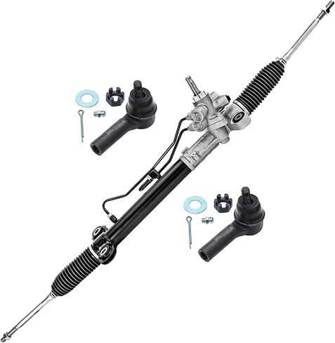 Detroit Axle - 4.0L Rack and Pinion Power Steering Pump for 2005-2019 Nissan Frontier 2005-2015 Xterra 2005-2012 Pathfinder Rack and Pinion Assembly Power Steering Pump with Pulley Replacement in Saudi Arabia