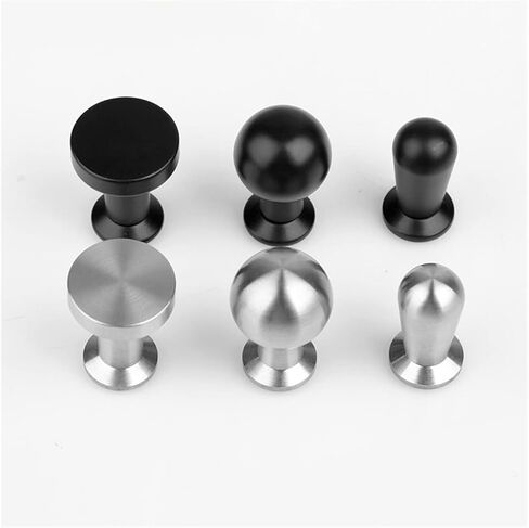 Cabinet Drawer Handle Modern Minimalist Wardrobe Handle Black Drawer Cabinet Door Drawer Handle 304 Stainless Steel Handle(A2 Silve Single Hole) in Saudi Arabia