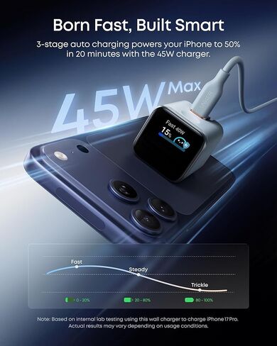 شاحن حائط أنكر PD وكابل USB C إلى USB C (حزمة) in Kuwait