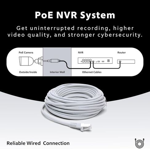 نظام كاميرا مراقبة Swann AdvancedX السلكية NVR 4K 8 قنوات، 6 كاميرات خارجية PoE، 2 تيرابايت، رؤية ليلية ملونة، كشف الحركة in Kuwait