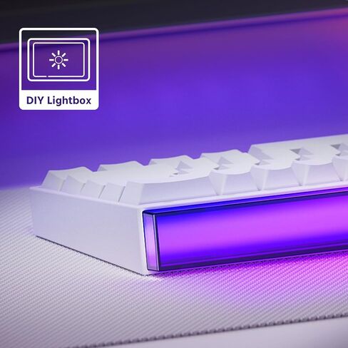 Shine60 Rapid Trigger Wireless Gaming Keyboard Shine-Through SP White Hall Effect Tri-Mode Keyboard Flash Magnetic Switch in Saudi Arabia