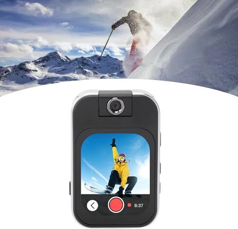 مشغل MP3 MP4 من ciciglow مع كاميرا حركة عالية الدقة، وكاميرا رياضية قابلة لإعادة الشحن بتقنية البلوتوث مع مشبك خلفي، وتسجيل حلقي، لركوب الدراجات في الهواء الطلق والسفر in Saudi Arabia