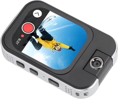 مشغل MP3 MP4 من ciciglow مع كاميرا حركة عالية الدقة، وكاميرا رياضية قابلة لإعادة الشحن بتقنية البلوتوث مع مشبك خلفي، وتسجيل حلقي، لركوب الدراجات في الهواء الطلق والسفر in Saudi Arabia