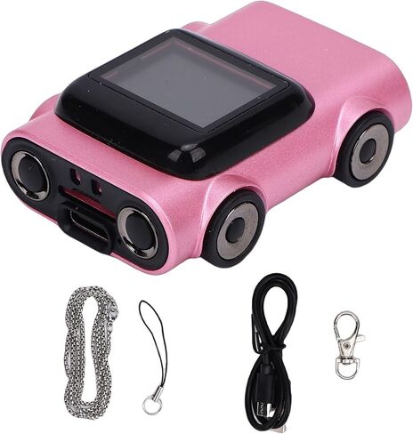 Yunseity 2K Keychain Camera, Portable Video Recorder with Wide Angle Lens and Built in Flashlight, for Vlog Travel Photography and Driving Footage in Saudi Arabia
