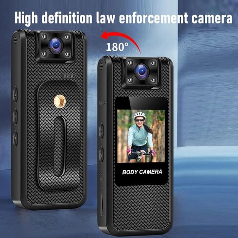 Yunseity Action Camera, 4K HD Portable 1.3in Screen 180 Degree Rotatable with Back Clamp, for Cycling Sport WiFi Transmit in Saudi Arabia