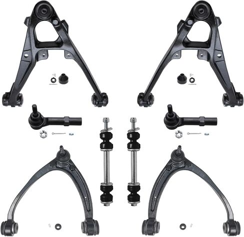 Detroit Axle - أذرع تحكم علوية أمامية مع مفصل كروي بديل لسيارة Chevy GMC Silverado Sierra Suburban 1500 Avalanche Yukon Tahoe Cadillac Escalade ESV - مجموعة من قطعتين in Saudi Arabia