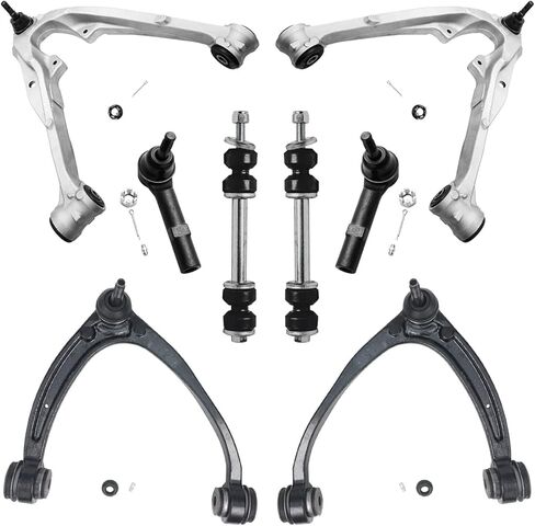 Detroit Axle - أذرع تحكم علوية أمامية مع مفصل كروي بديل لسيارة Chevy GMC Silverado Sierra Suburban 1500 Avalanche Yukon Tahoe Cadillac Escalade ESV - مجموعة من قطعتين in Saudi Arabia
