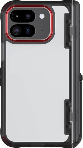حافظة Ghostek Covert Clear Pixel 9 Pro Fold مع مسند مدمج وحماية مفصلة كاملة وغطاء هاتف واقٍ مقاوم للصدمات مصمم لعام 2024 Google Pixel 9 Pro Fold (8 بوصات) (دخان) in Kuwait