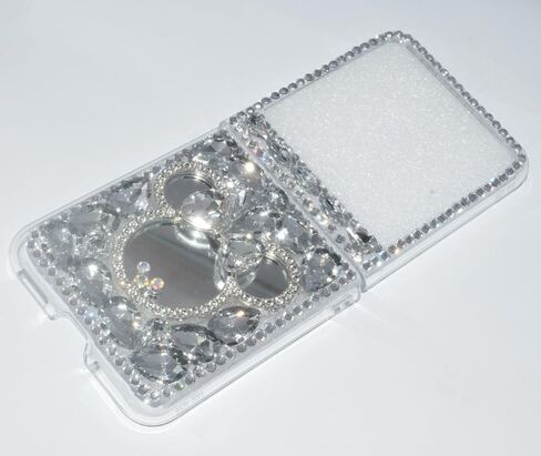 for Motorola Moto Razr 2025/2024 Phone Case, Cute Cartoon Mirror Diamond Glitter Crystal Rhinestone Women Girls Fashion Luxury Shiny Sparkle Crystal Phone Case for Moto Razr 60/50 5G in Saudi Arabia