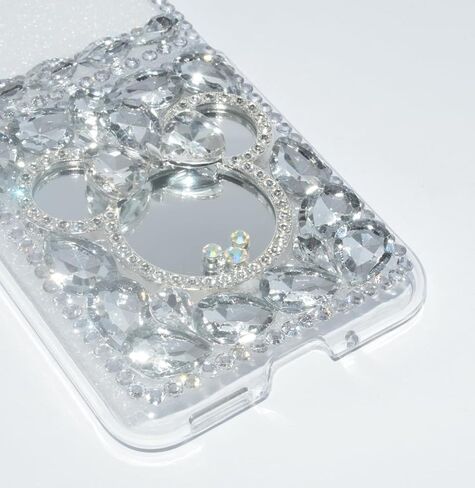 for Motorola Moto Razr 2025/2024 Phone Case, Cute Cartoon Mirror Diamond Glitter Crystal Rhinestone Women Girls Fashion Luxury Shiny Sparkle Crystal Phone Case for Moto Razr 60/50 5G in Saudi Arabia