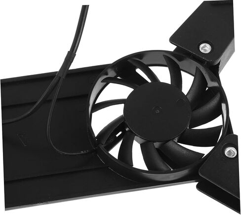 TEHAUX Laptop Cooling Stand with Skid Design Portable Fan Cooling Pad for and Gaming Laptops Comfortable Usage with Ventilation Area Durable and Reliable Laptop in Saudi Arabia