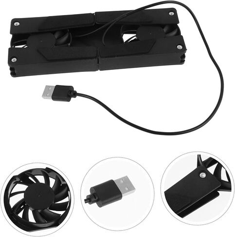 TEHAUX Laptop Cooling Stand with Skid Design Portable Fan Cooling Pad for and Gaming Laptops Comfortable Usage with Ventilation Area Durable and Reliable Laptop in Saudi Arabia