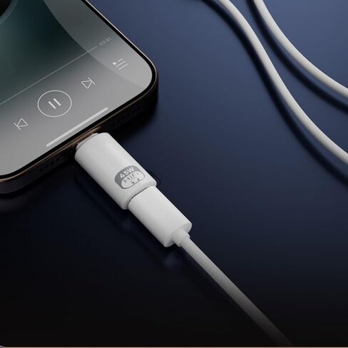 محول أنثى من النوع C ذكر إلى 8Pin موسع USB C للشحن السريع PD45w والاستماع والاتصال بنقل البيانات بسرعة 480 ميجابت في الثانية in Kuwait