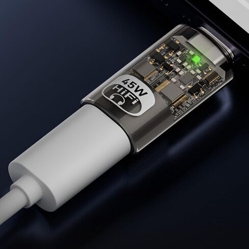 محول أنثى من النوع C ذكر إلى 8Pin موسع USB C للشحن السريع PD45w والاستماع والاتصال بنقل البيانات بسرعة 480 ميجابت في الثانية in Kuwait