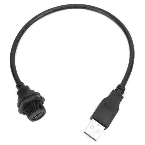 موصل USB IP67 Micro USB أنثى 2.0 ذكر مع مقبس كابل E10MCTFF U2AM متانة عالية للمعدات الميكانيكية والمصابيح الخارجية وأجهزة IOT مادة PA66 البلاستيكية الحرارية (0.3 متر) in Saudi Arabia