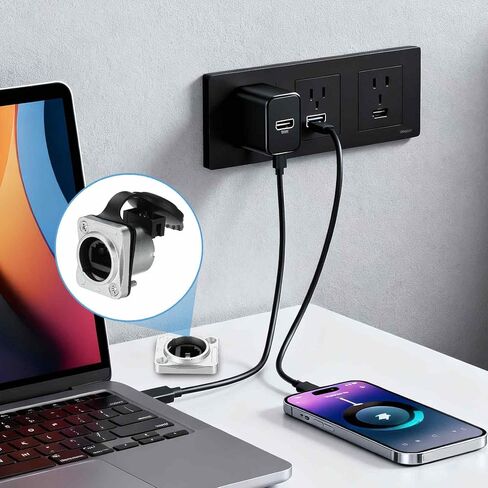 2 قطعة RJ45 زاوية منحنية لوحة تركيب مقرنة، أنثى إيثرنت LAN كابل موصل 8 دبوس إخراج تمرير من خلال موصل محمية لوحة جبل محول الحاجز، فضي in Saudi Arabia