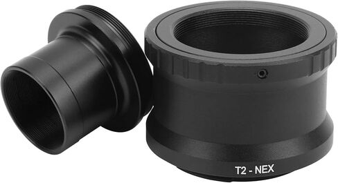 Telescope Adapter Ring, 1.25 inches Metal Astronomical Telescope T Mount Tube Ring Adapter for E Mount Mirrorless Camera, Easy to Install in Saudi Arabia