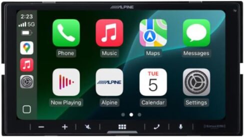 Alpine iLX-W770-M 6.75" Shallow Chassis 2-DIN Capacitive Touchscreen Digital Multimedia Receiver with License Plate Camera in Saudi Arabia